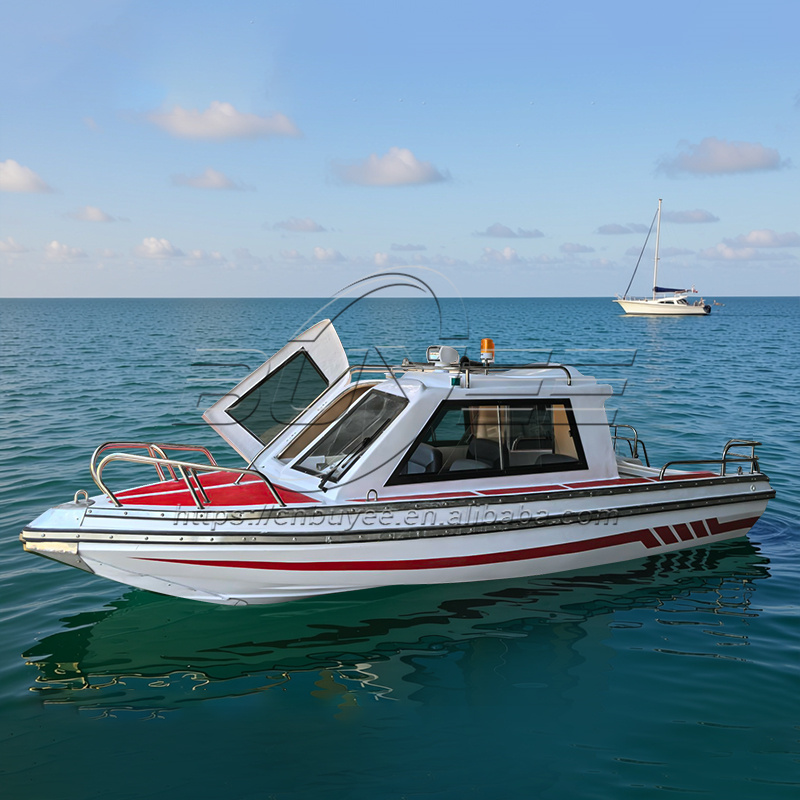Fishing Boat Fiberglass - Barca da Pesca con Cabina ad